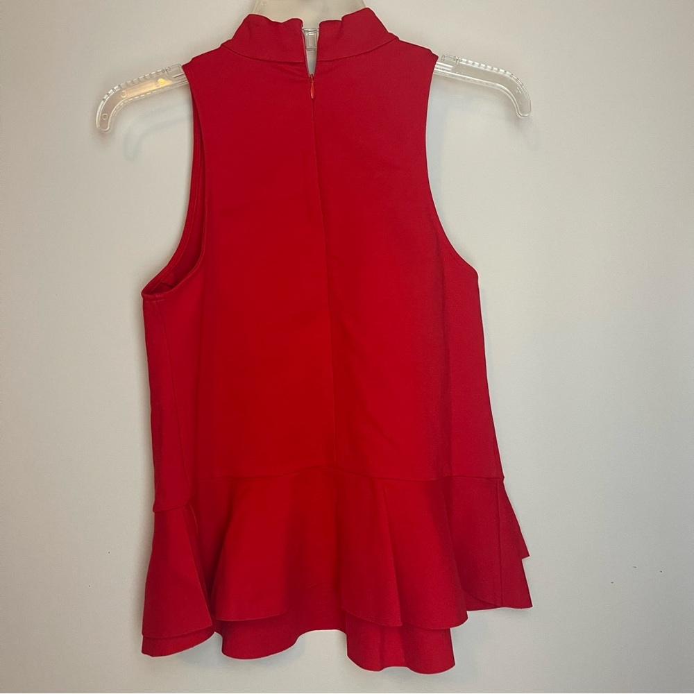 Red Anthropologie Sleeveless Top Size Small NWT - Picture 2 of 6